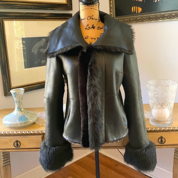 Via Veneto Jackets & Blazers - VIA VENETO | Genuine Lamb Shearling Fur Jacket